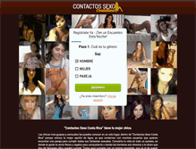 Tablet Screenshot of contactossexocostarica.com